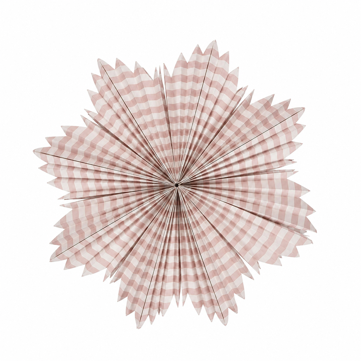 Papirsstjerne, hvid/brun - Ø40 cm